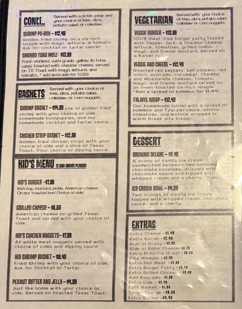 Government Street Grocery Menu