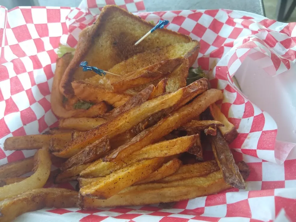 Tuna Melt with Fries